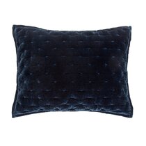 Black best sale pillow sham